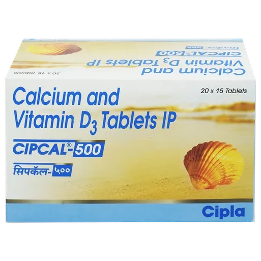 cipcal 500mg tablet 15's